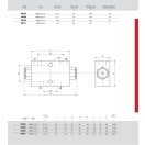 OM VBPDE 1/4" A Doppelt gesteuertes Rückschlagventil