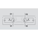 OM VBCD 3/4" DE-A Doppel-Overcenter-Bremsventil