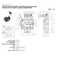 Hidraulikus szelep YFM35/5 3/8"