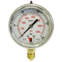 Manometer Ausgang vertikal